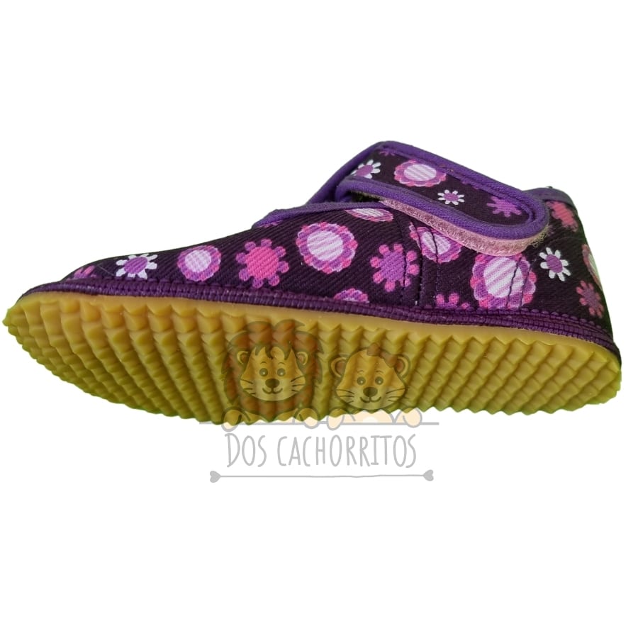 beda violet flowers slippers 3