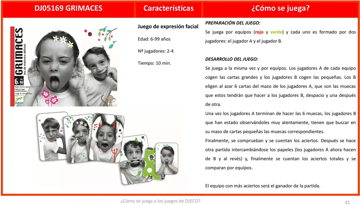 Cartas Grimaces &#8211; muecas 3