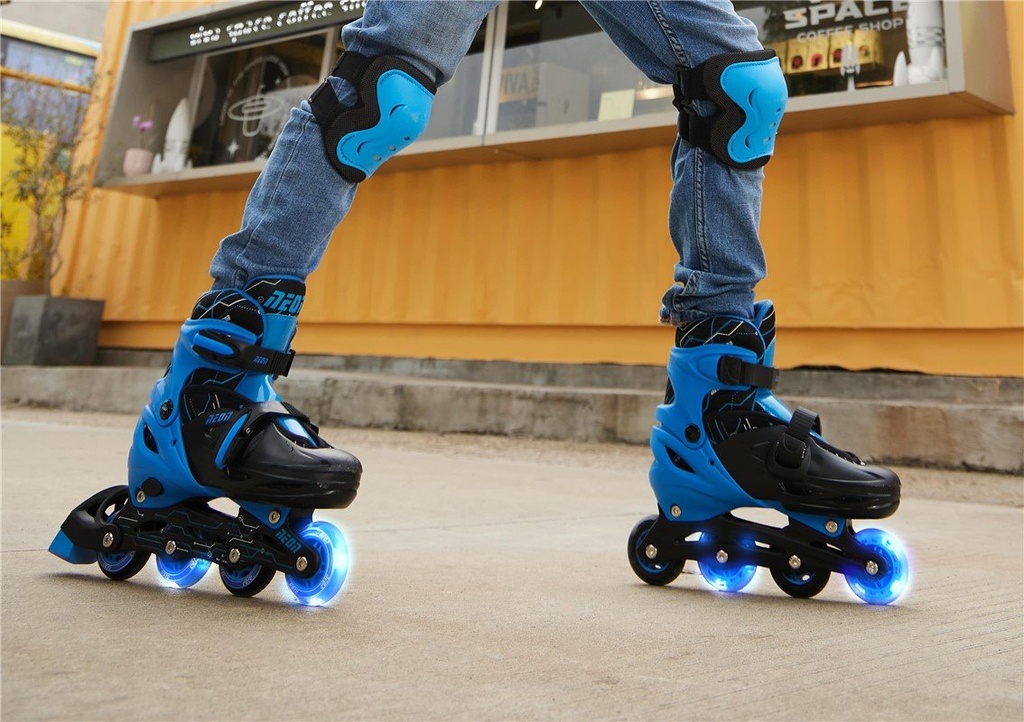 PATINES COMBO NEóN VERDE T.30-33 YVOLUTI