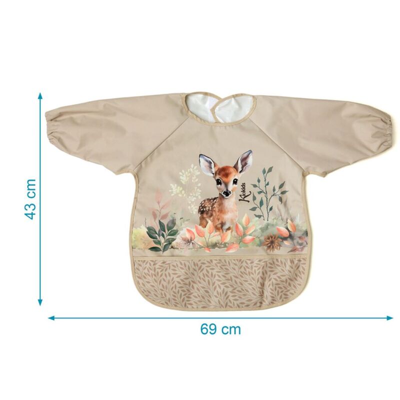 Babero con mangas Bambi - Kiokids