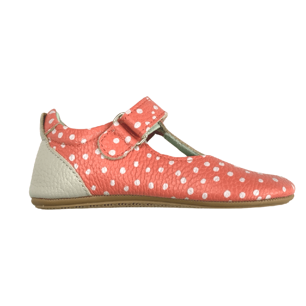 Mighty Shoes &#8211; Papaya Spots T-Bar2