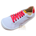 Zapatillas respetuosas Flexi Nens Adulto - Blaco/Rojo perforado