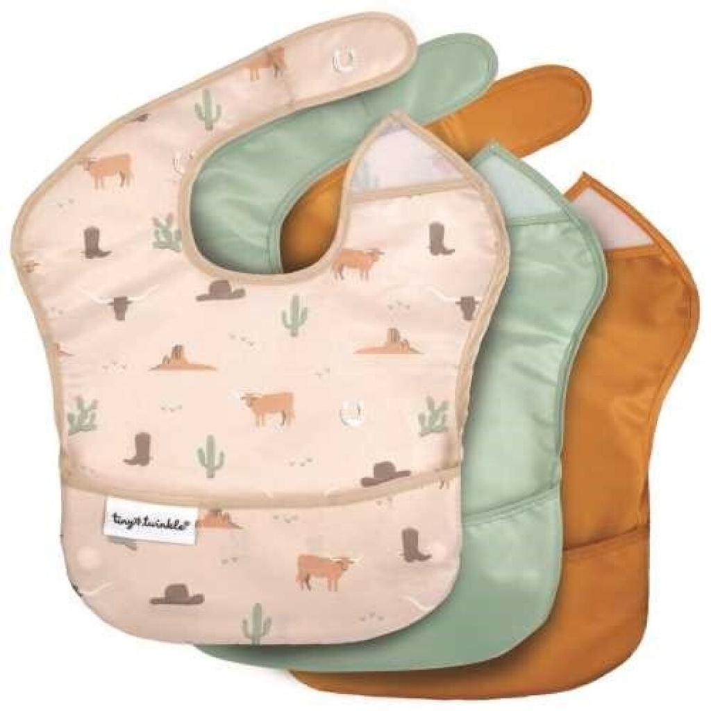 Pack Baberos Tiny Twinkle - Cowboy