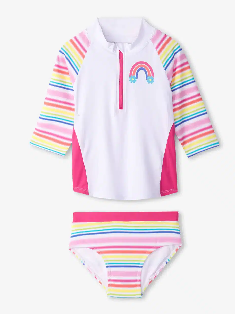 Set Bañador + Camiseta UV - Dazzling Stripes