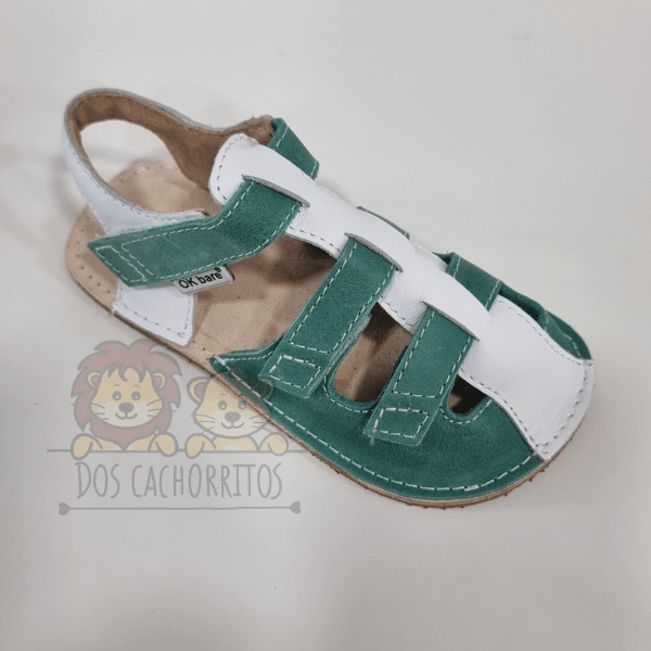 Sandalias OkBare - Verde / Blanco