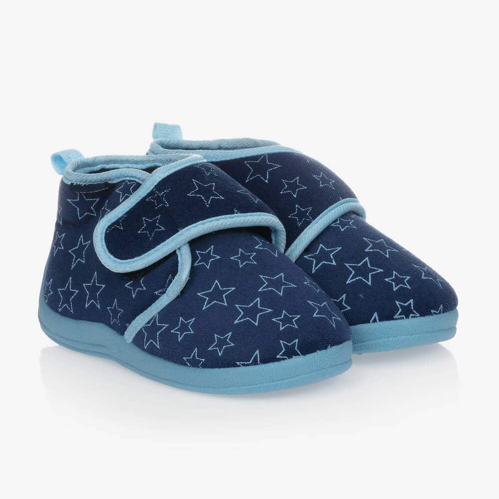 Slippers Velour Playshoes - Azul