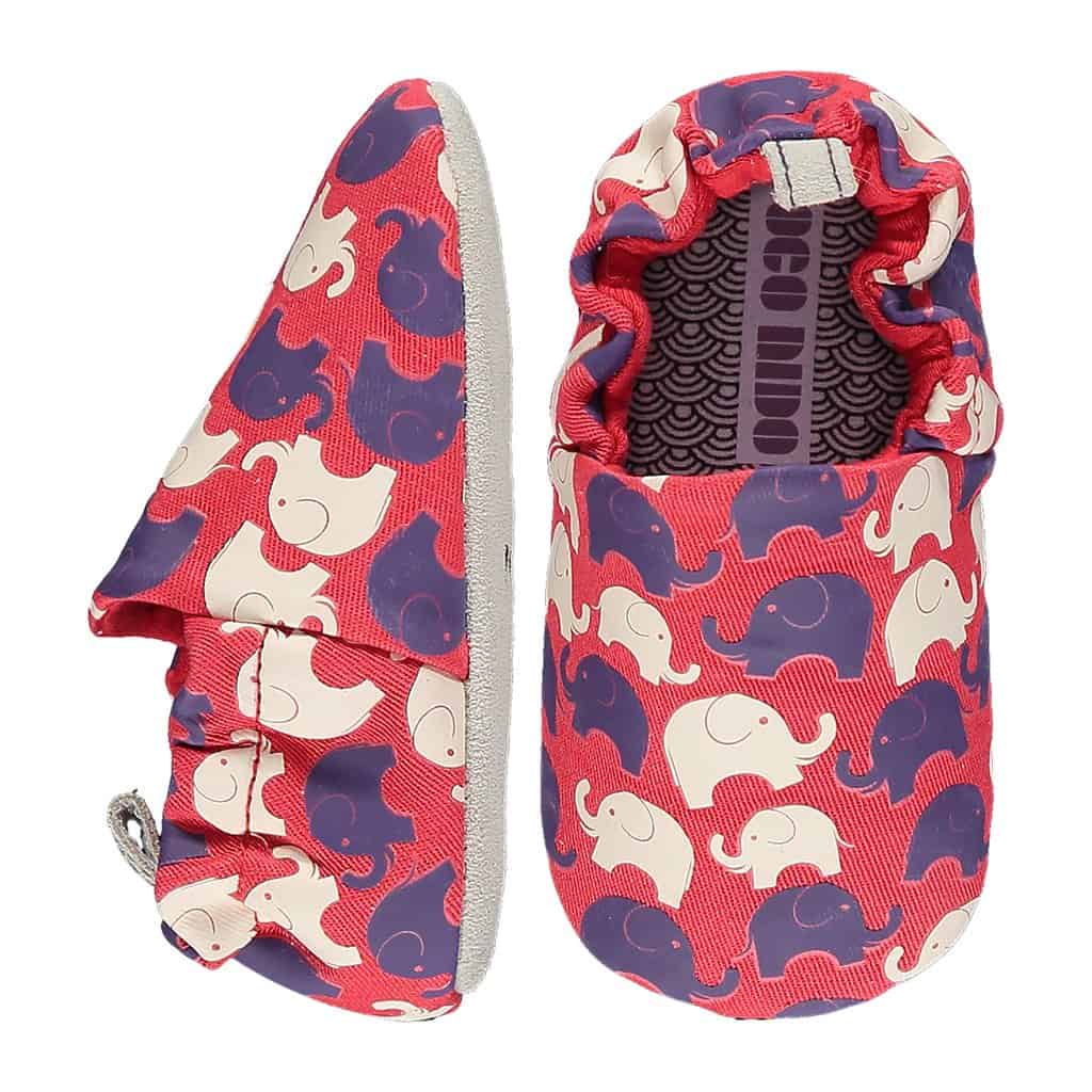 Poco Nido Mini shoe - Elephant rojo