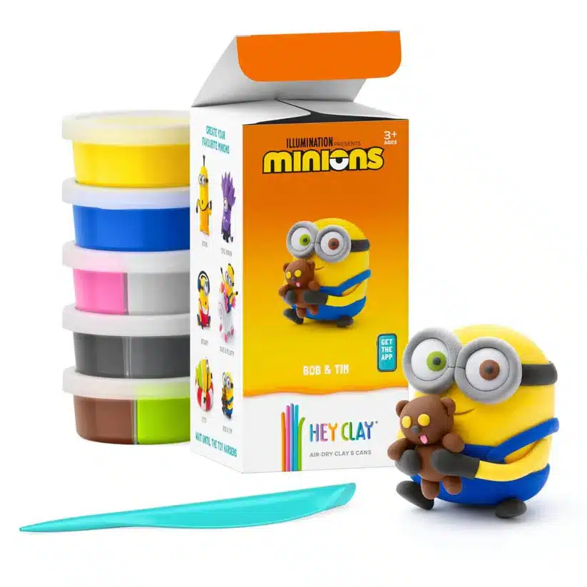 Plastilina interactiva Minions Bob & Tim (5 Botes)