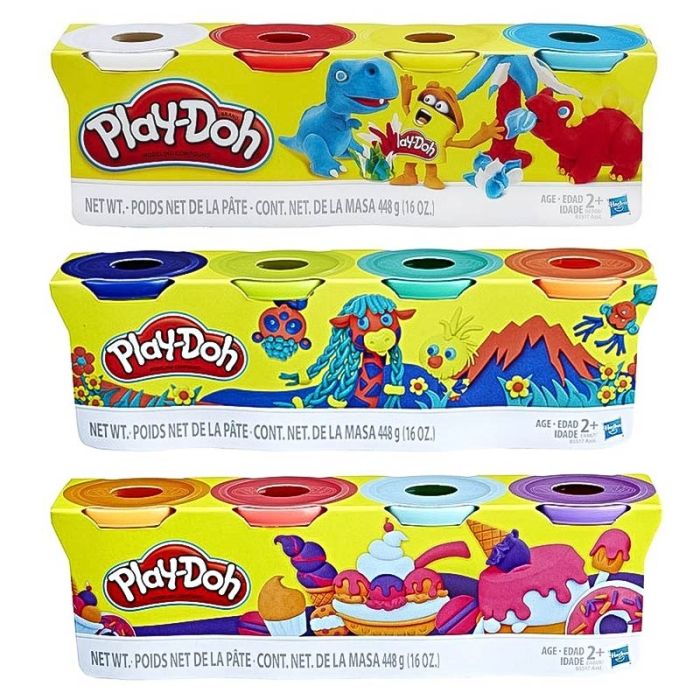 Play-Doh - 4 botes - 448gr.