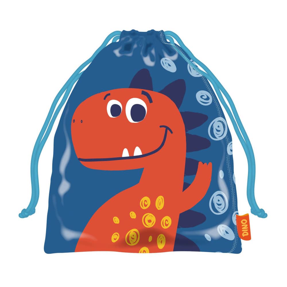 Bolsa de merienda - Dino Naranja