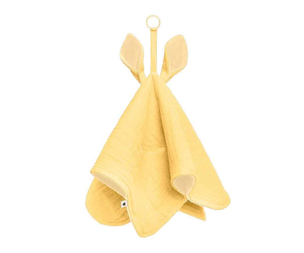 Doudou Kangaroo BIBS Pale Butter