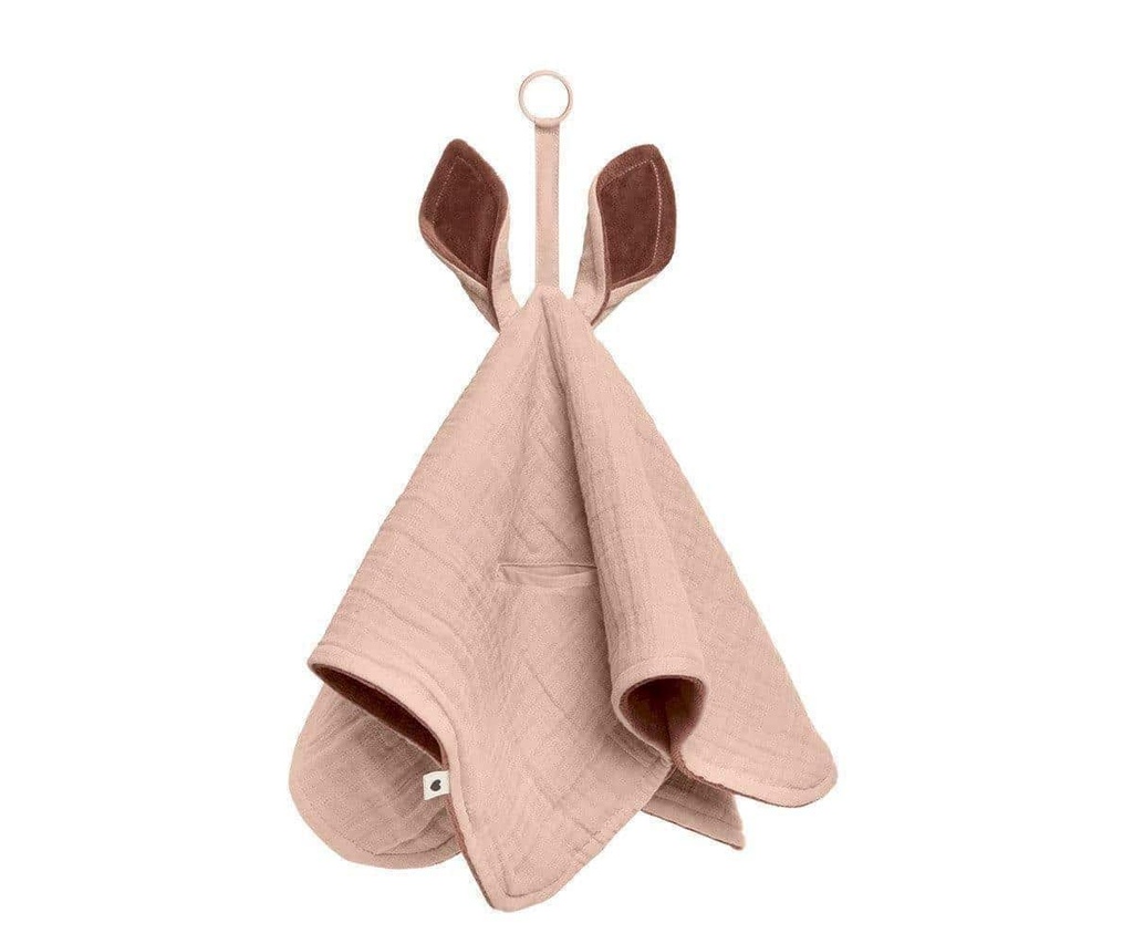 Doudou Kangaroo BIBS Blush