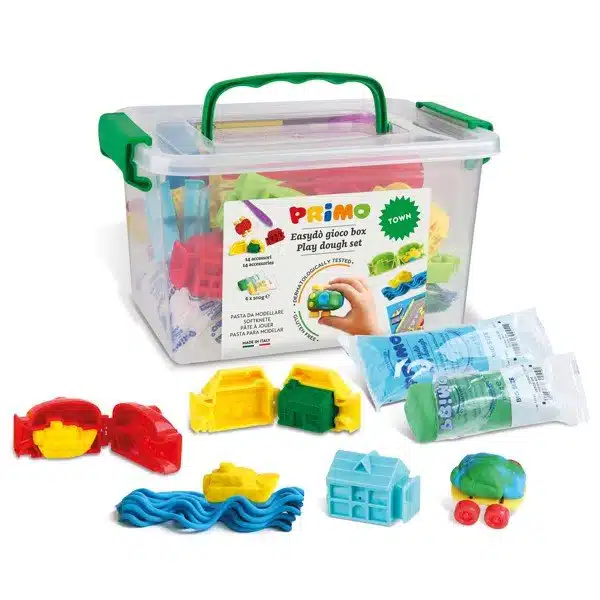 Set plastilinas Primo - Moldes ciudad