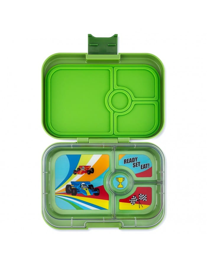 Yumbox - 4 compartimentos - Race Cars