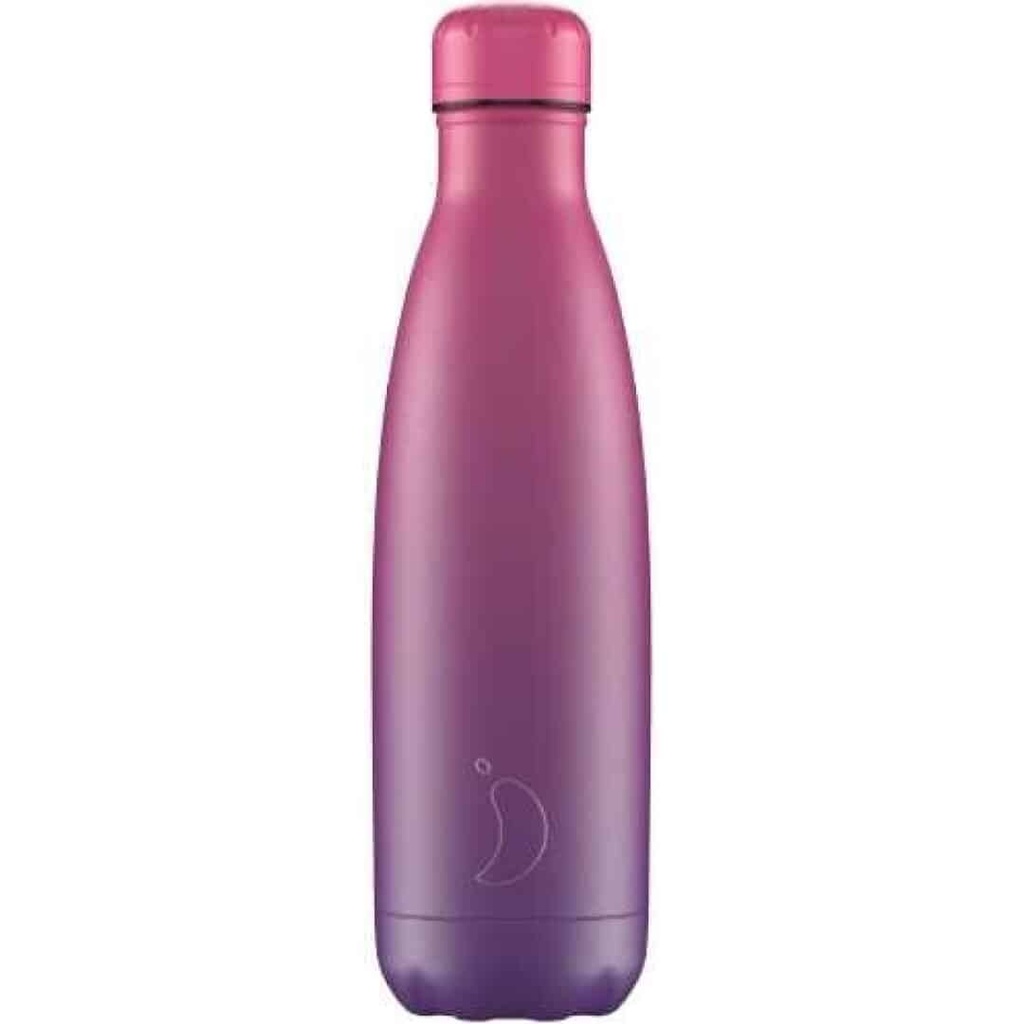 BOTELLA CHILLYS GRADIENT PURPURA-FUCSIA 500 ml