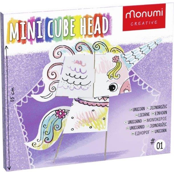 Mini cube head - Unicornio