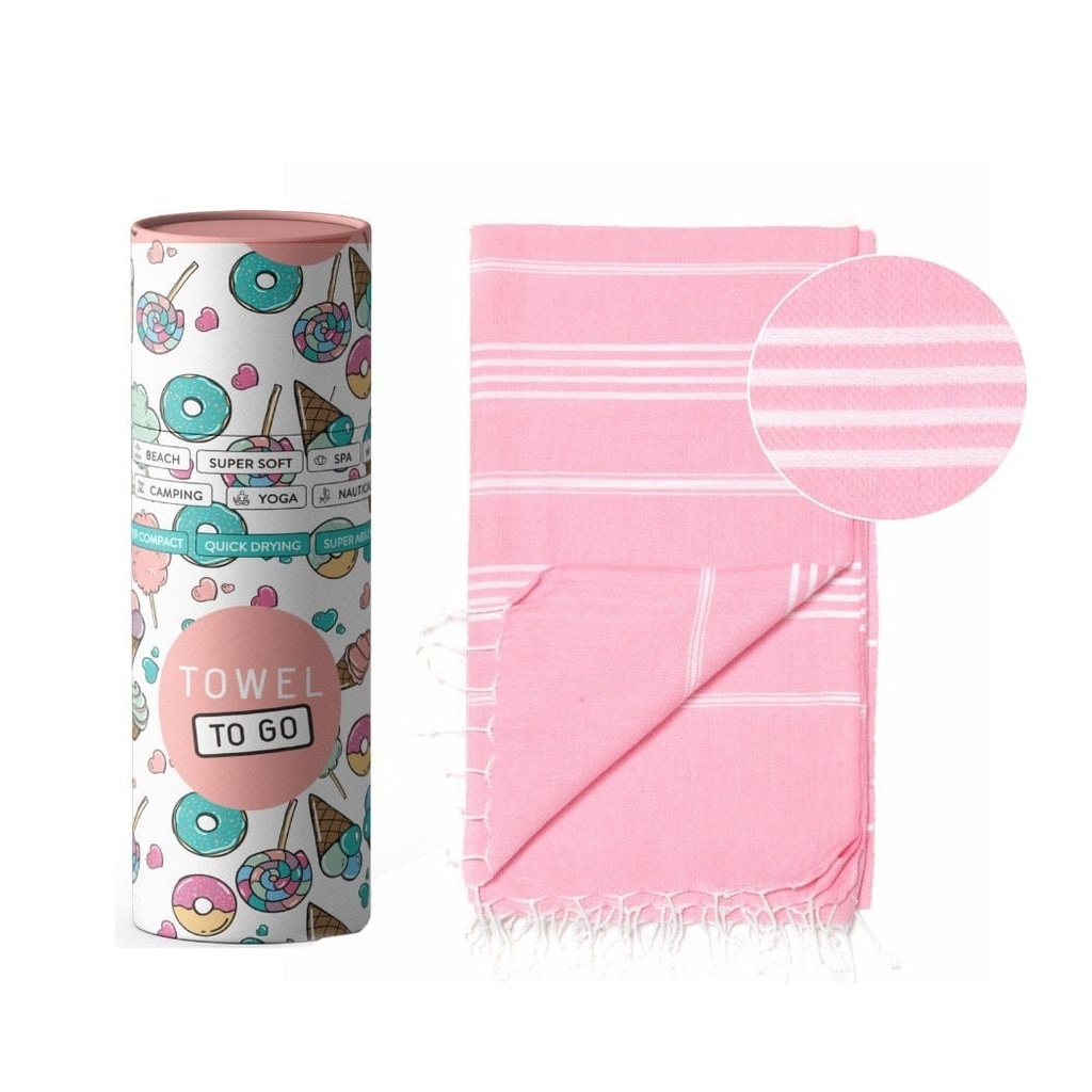 Toalla infantil Towel to Go - Rosa