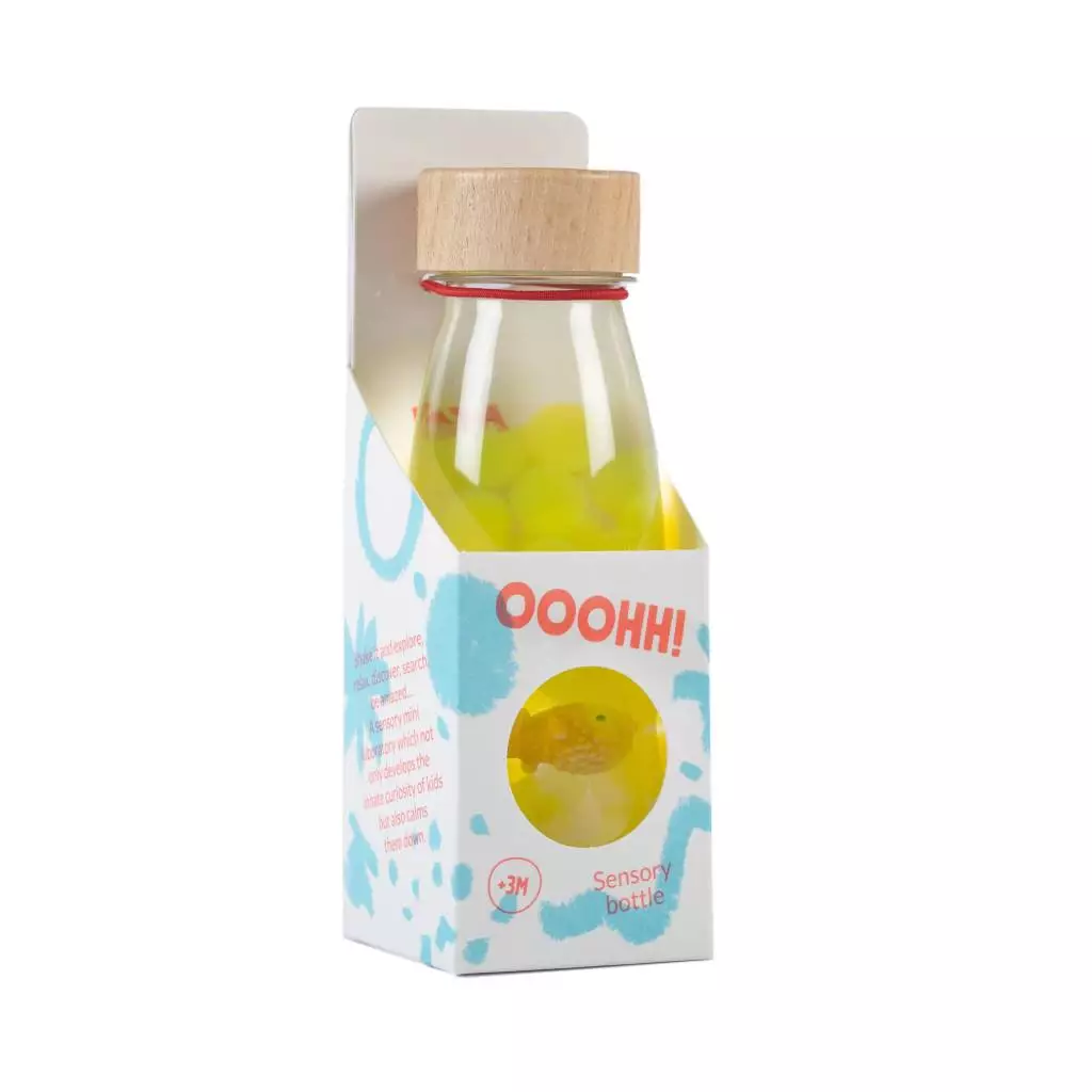 Petit Boum - Botella sensorial - Sound Pufferfish