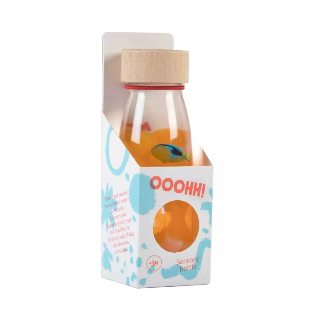 Petit Boum - Botella sensorial - Sound Blue Tang