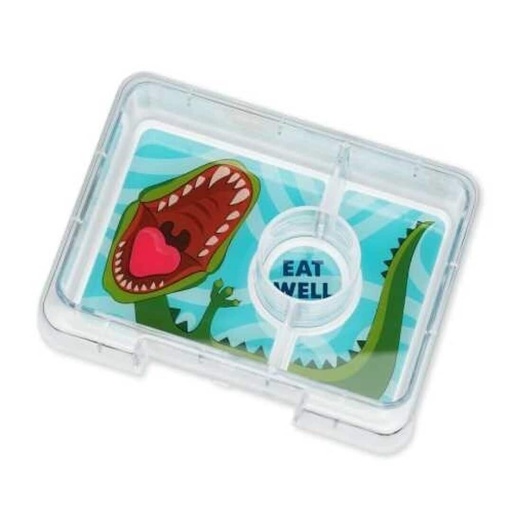 Bandeja con 3 Compartimentos Yumbox - Dinos