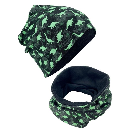 Set gorro y bufanda Heckbo - Dino Neu