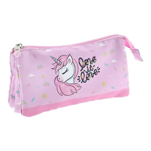 Estuche escolar Aurea - Fantasy Unicorn