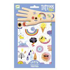 [3070900096134] Tatuajes Emojis tiempo