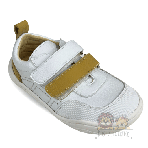 Andanines - Zapatillas respetuosas - Blanco/Mostaza