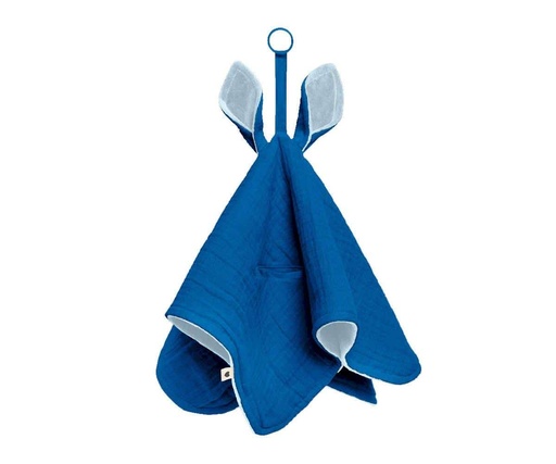 [5713795246700] Doudou Kangaroo BIBS Cornflower