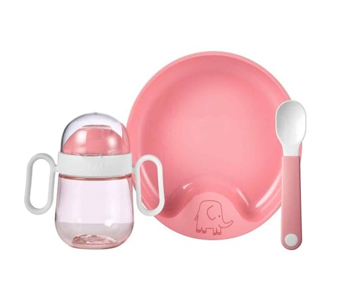 Mepal Set 3 piezas comida - Deep Pink