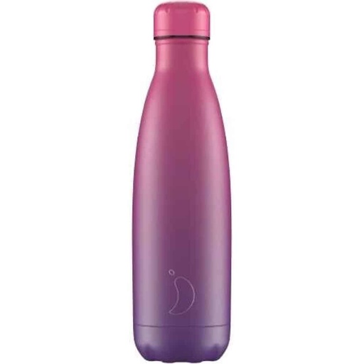 BOTELLA CHILLYS GRADIENT PURPURA-FUCSIA 500 ml