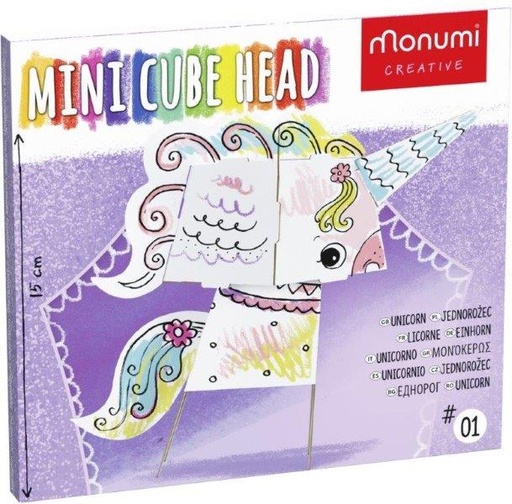 Mini cube head - Unicornio