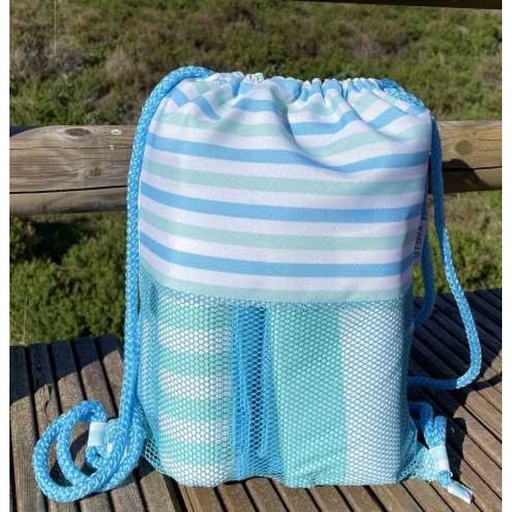 Mochila saco antiarena - Summer azul