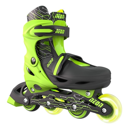 PATINES COMBO NEóN VERDE T.30-33 YVOLUTI