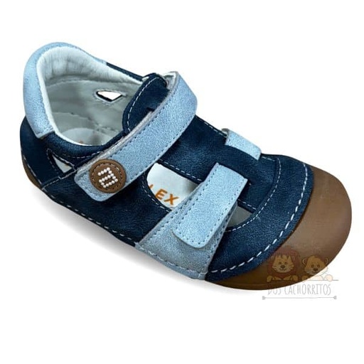 Andanines Gateaflex - Sandalia Navy/Celeste