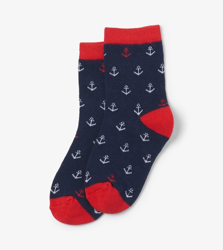 Calcetines - Nautical anchors