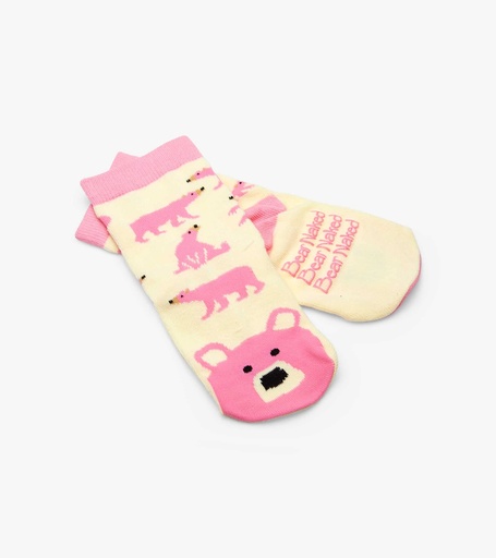 Calcetines antideslizantes - Pink bear